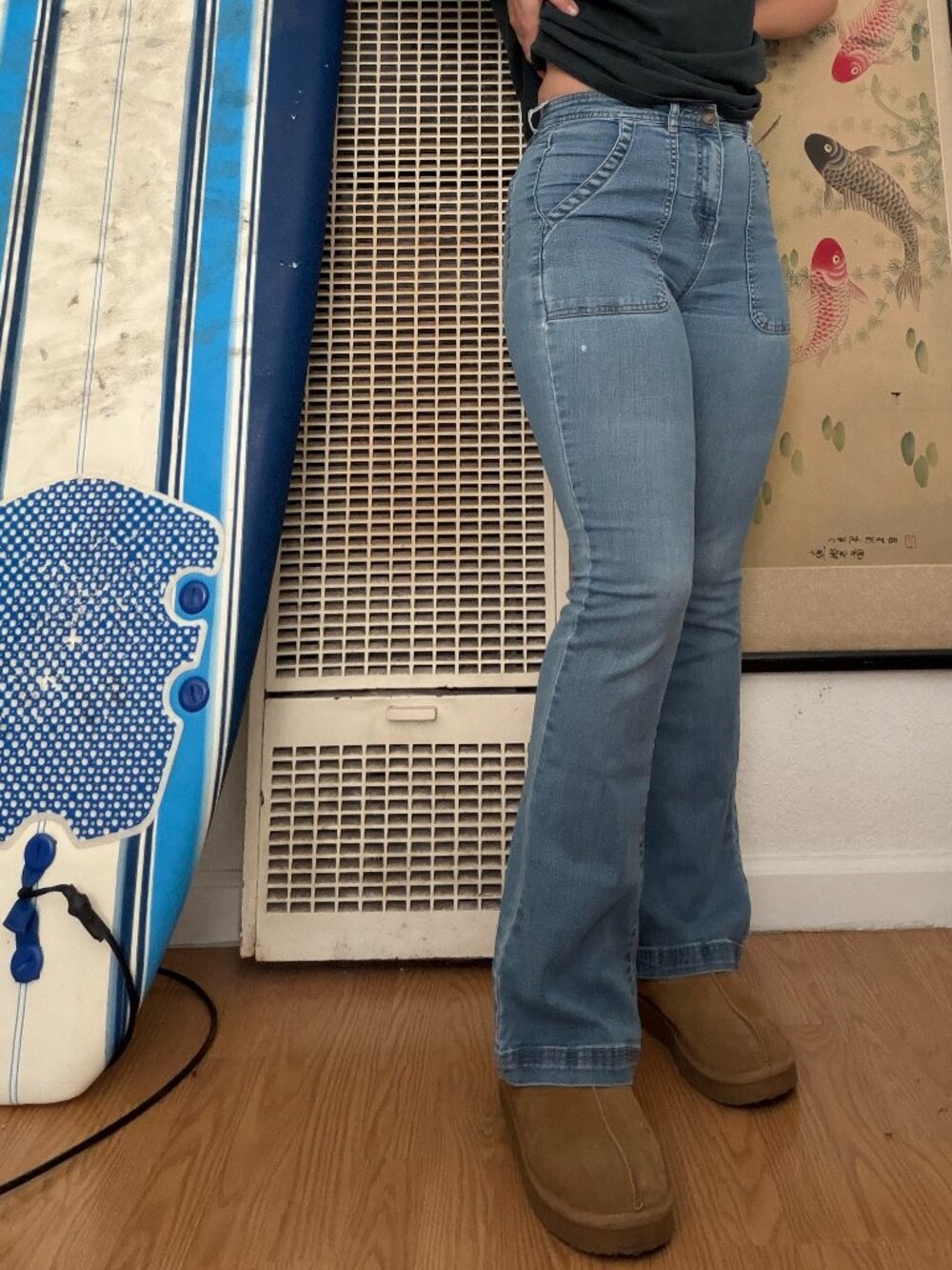 HIGH WAISTED FLARE JEANS